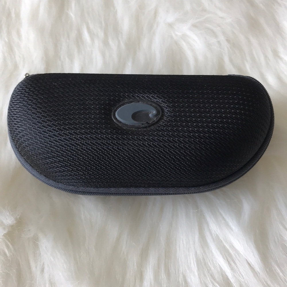 Black Woven Full Zipper Costa Sunglasses Case